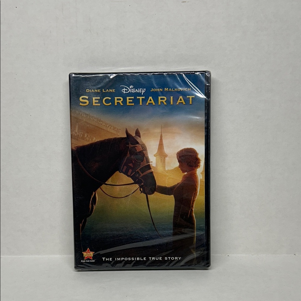 Disney Secretariat DVD with Black and Gold Cover Unopened